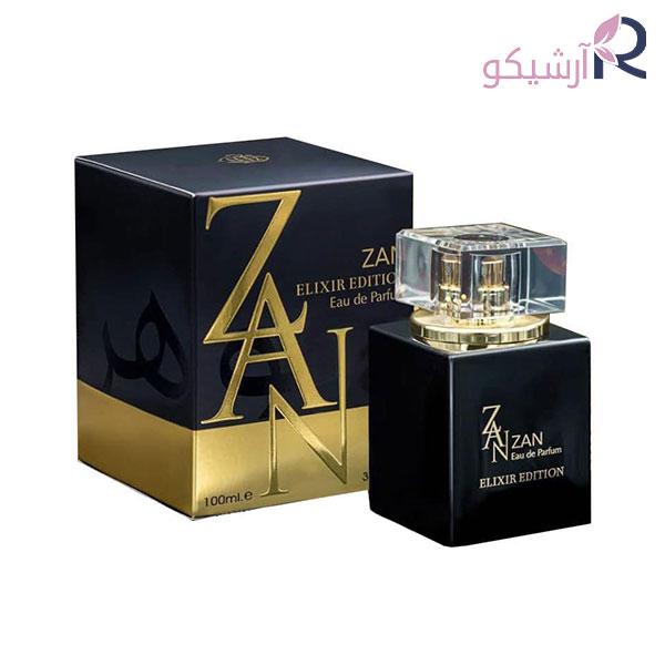 ادوپرفیوم فراگرنس ورد زن الکسیر ادیشن Fragrance World Zan Elixir Edition زنانه حجم 100 میلی لیتر