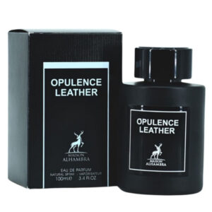 ادکلن الحمبرا امبر لدر (Opulence Leather) زنانه و مردانه حجم 100 میلی لیتر